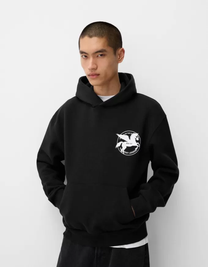 Hanorac oversize imprimat Hanorac oversize imprimat
