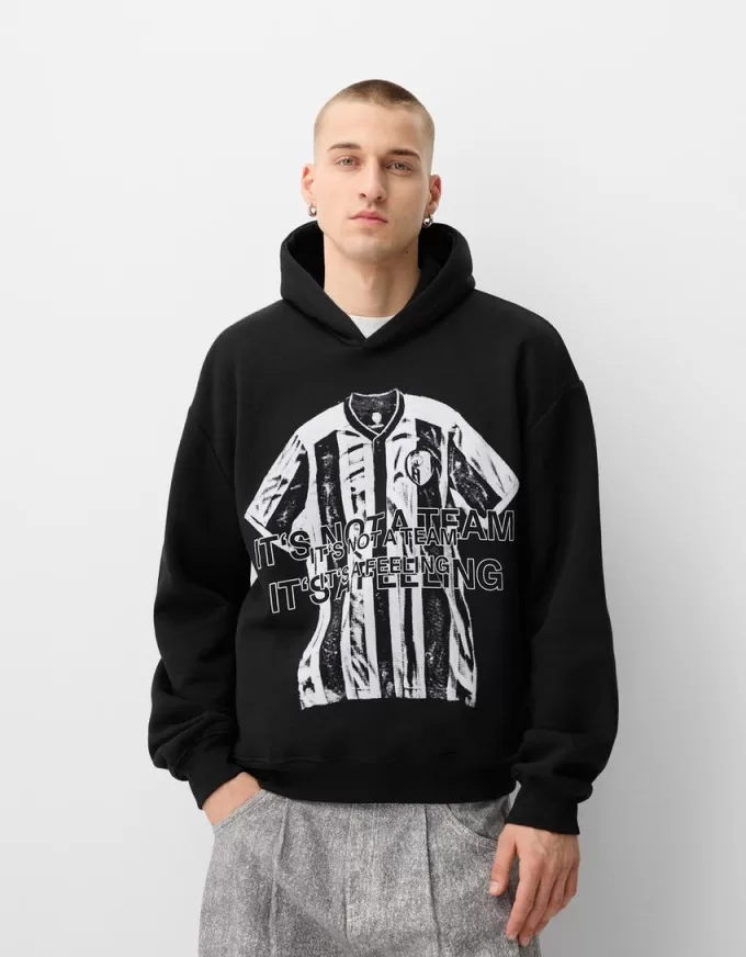 Hanorac oversize imprimat Hanorac oversize imprimat