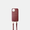 Husa iPhone cu snur cu efect piele Husa iPhone cu snur cu efect piele