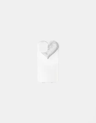 Husă pentru iPhone cu inimă de stras