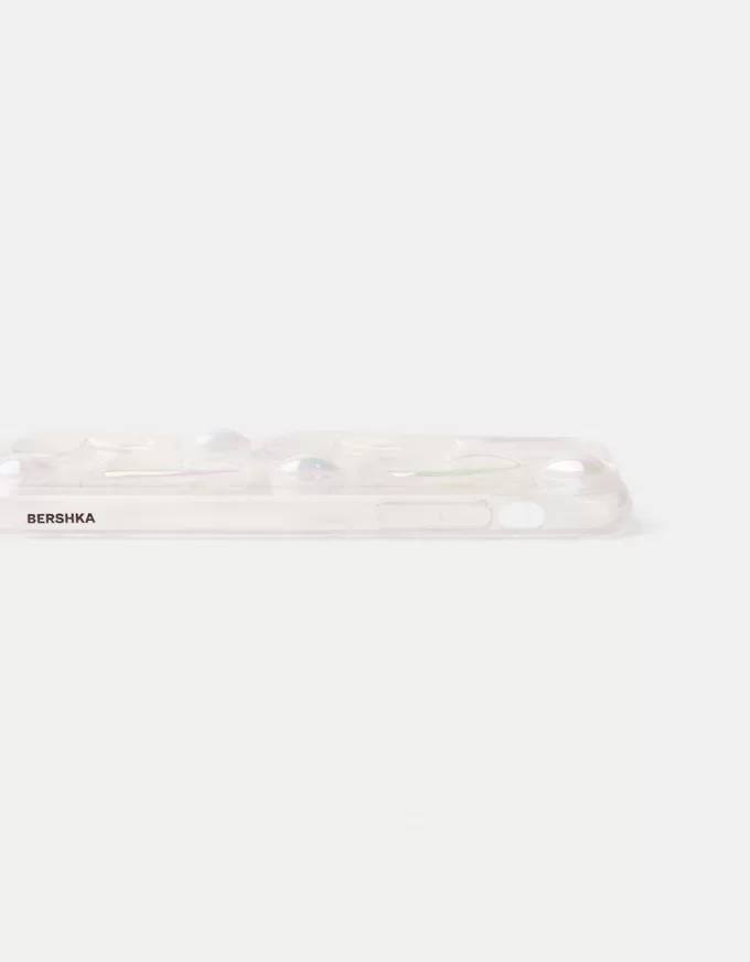 Husa pentru iPhone cu inima irizanta Husa pentru iPhone cu inima irizanta