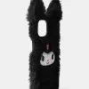 Husa pentru iPhone din material hanorac Kuromi Husa pentru iPhone din material hanorac Kuromi