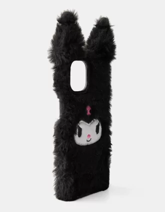 Husa pentru iPhone din material hanorac Kuromi