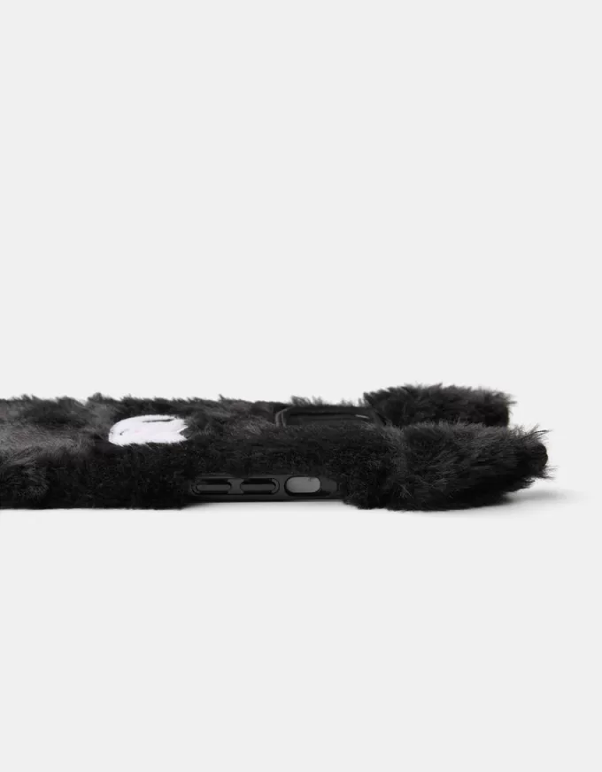 Husa pentru iPhone din material hanorac Kuromi Husa pentru iPhone din material hanorac Kuromi