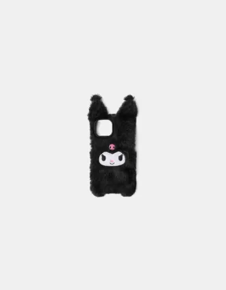 Husa pentru iPhone din material hanorac Kuromi