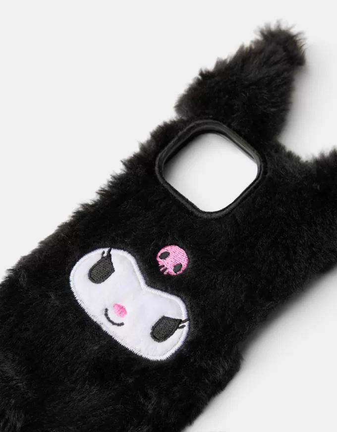 Husa pentru iPhone din material hanorac Kuromi Husa pentru iPhone din material hanorac Kuromi