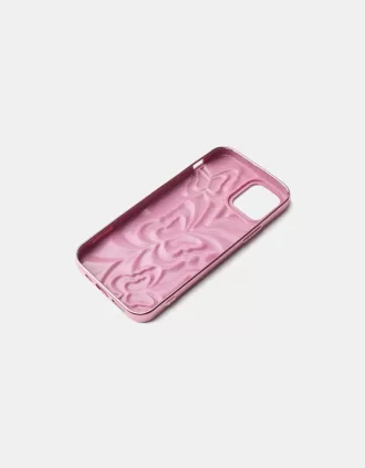 Husa pentru telefon mobil cu imprimeu fluturi metalic Husa pentru telefon mobil cu imprimeu fluturi metalic