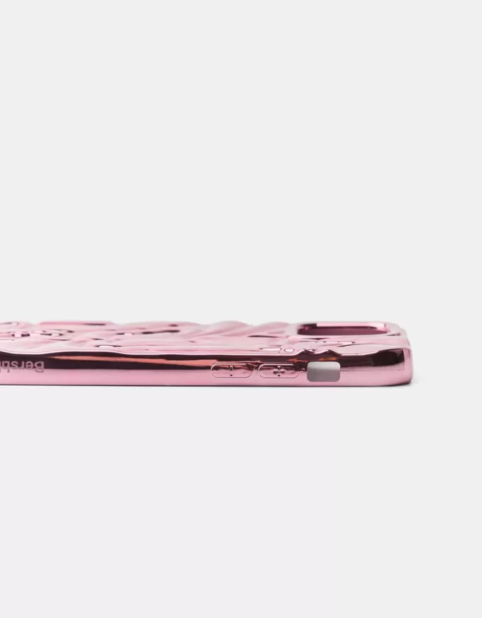 Husa pentru telefon mobil cu imprimeu fluturi metalic Husa pentru telefon mobil cu imprimeu fluturi metalic