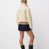 Jachetă cu două fețe, cu mâneci din imitație de shearling Jachetă cu două fețe, cu mâneci din imitație de shearling
