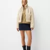 Jachetă cu două fețe, cu mâneci din imitație de shearling Jachetă cu două fețe, cu mâneci din imitație de shearling
