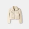 Jachetă cu două fețe, cu mâneci din imitație de shearling Jachetă cu două fețe, cu mâneci din imitație de shearling
