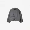 Jachetă cu efect neopren SERIA BERSHKA Jachetă cu efect neopren SERIA BERSHKA