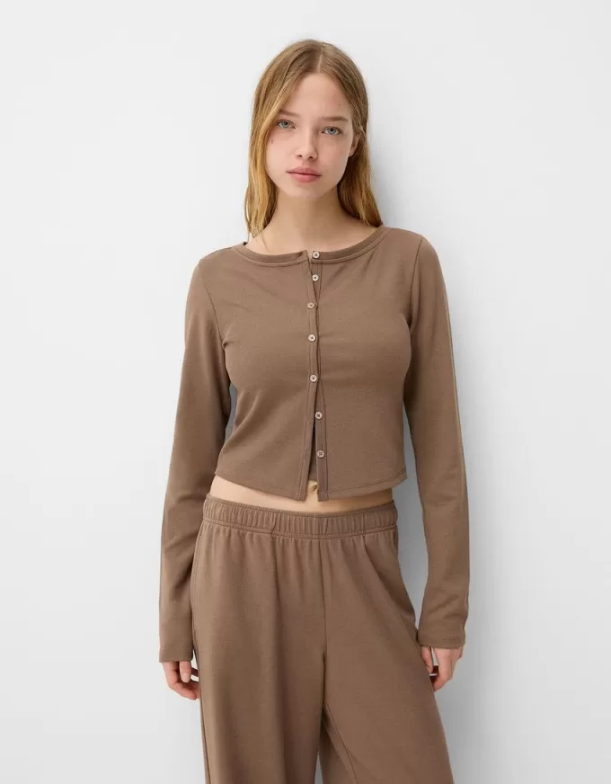 Jacheta cu top si nasturi Jacheta cu top si nasturi