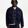 Jachetă de camioner din denim Jachetă de camioner din denim