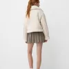 Jachetă de motociclist din faux shearling Jachetă de motociclist din faux shearling