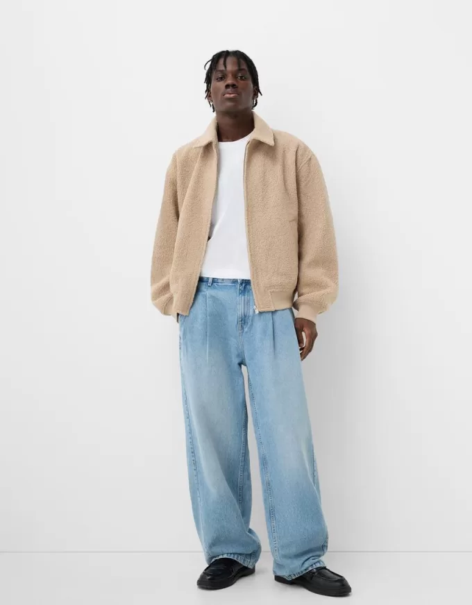 Jachetă din faux shearling Jachetă din faux shearling