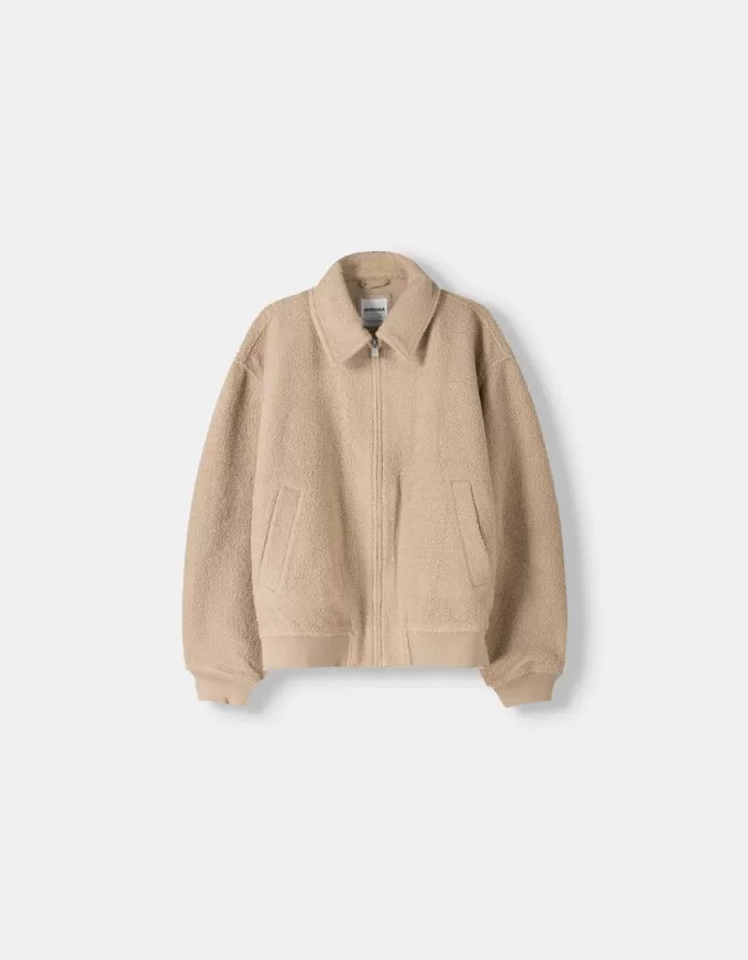 Jachetă din faux shearling Jachetă din faux shearling