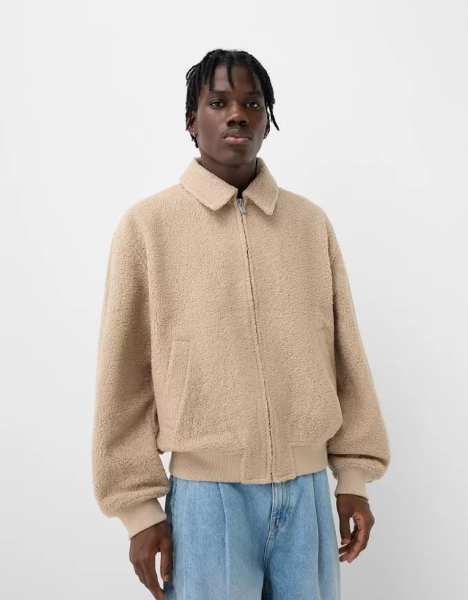 Jachetă din faux shearling Jachetă din faux shearling