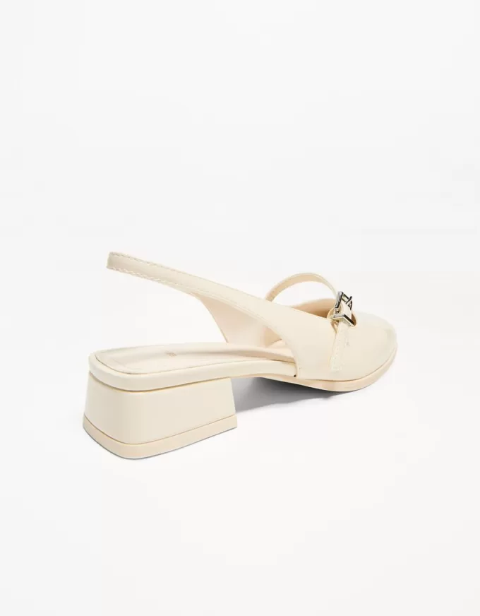 Mary Janes cu toc bloc