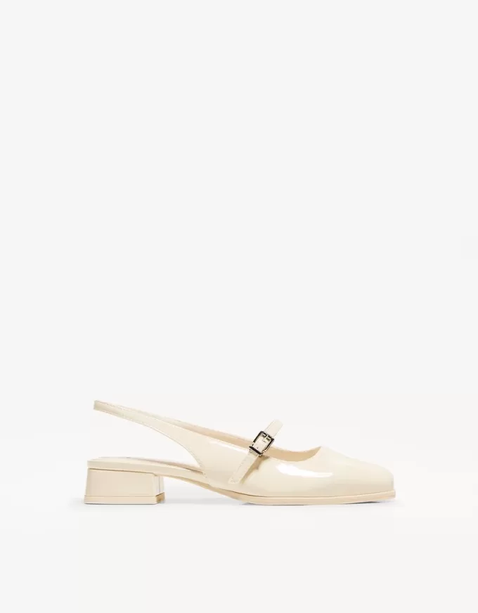 Mary Janes cu toc bloc