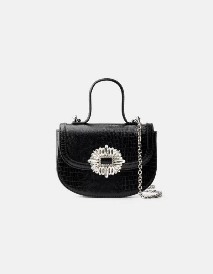 Minaudière cu închidere cu strass Minaudière cu închidere cu strass