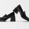 Mocasini cu toc inalt Mocasini cu toc inalt