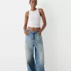 Pachet de 2 tricouri cu coaste fără mâneci