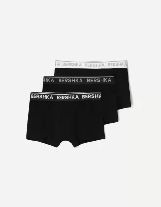 Pachet de 3 boxeri cu talie imprimată