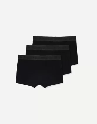 Pachet de 3 boxeri cu talie imprimată