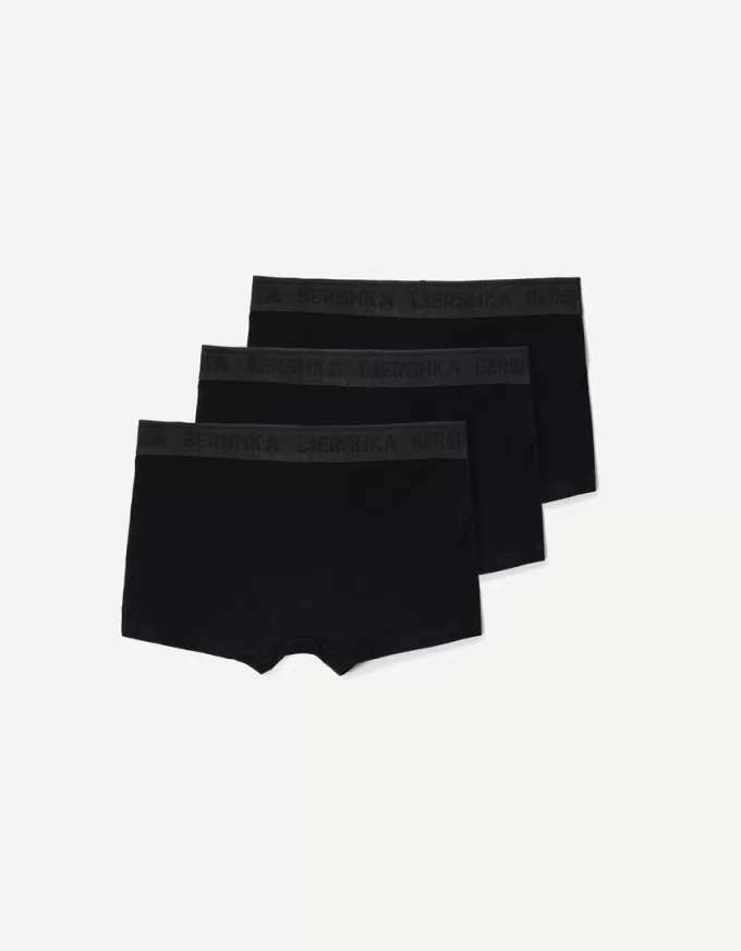 Pachet de 3 boxeri cu talie imprimată Pachet de 3 boxeri cu talie imprimată