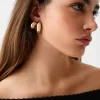 Pachet de 3 cercei cu cerc gros Pachet de 3 cercei cu cerc gros