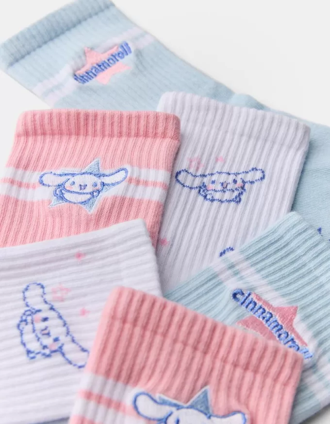 Pachet de 3 șosete Cinnamoroll Pachet de 3 șosete Cinnamoroll