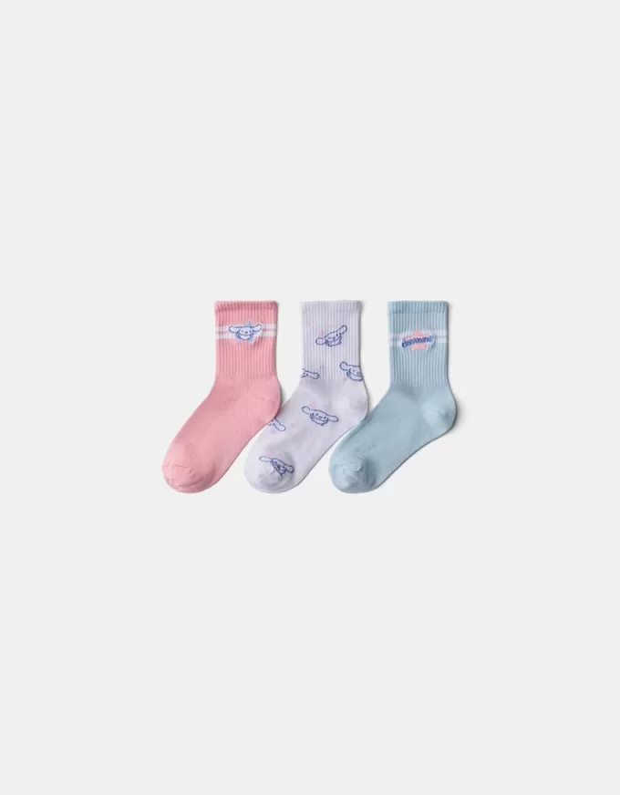 Pachet de 3 șosete Cinnamoroll Pachet de 3 șosete Cinnamoroll