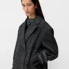Palton Generation Bershka cu ochiuri Palton Generation Bershka cu ochiuri