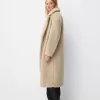 Palton lung din imitație de shearling Palton lung din imitație de shearling