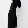 Pantaloni balloon fit cu centura Pantaloni balloon fit cu centura