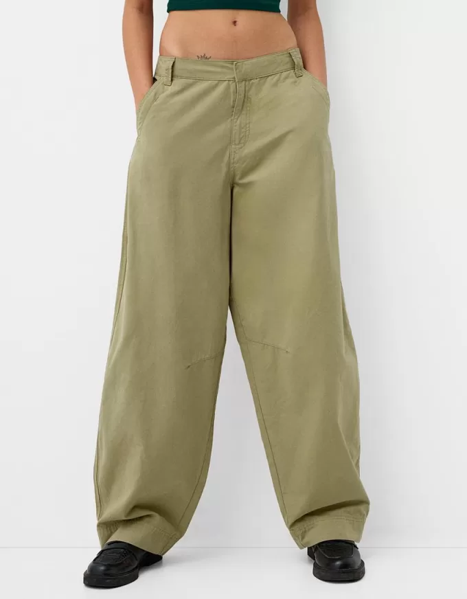 Pantaloni balon din bumbac
