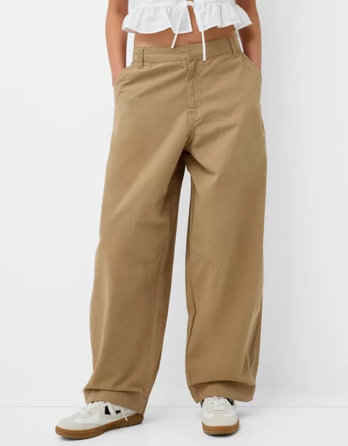 Pantaloni balon din bumbac