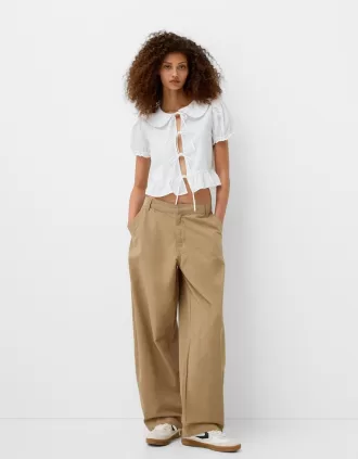 Pantaloni balon din bumbac