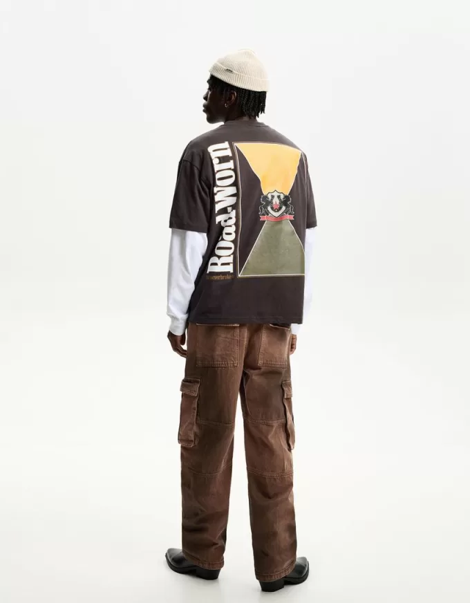 Pantaloni cargo largi Pantaloni cargo largi