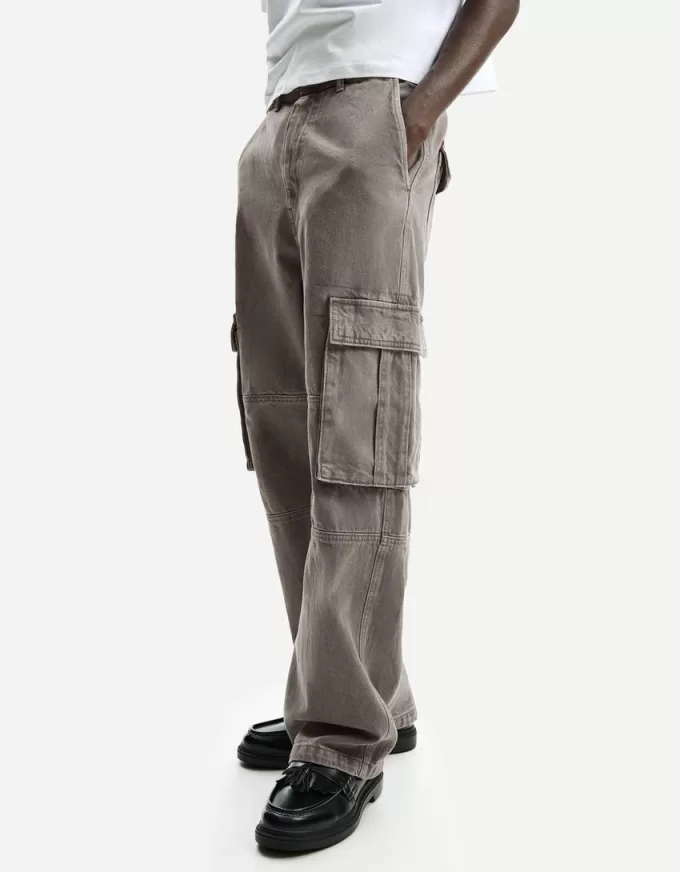 Pantaloni cargo largi Pantaloni cargo largi