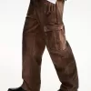 Pantaloni cargo largi Pantaloni cargo largi