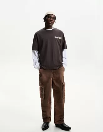 Pantaloni cargo largi