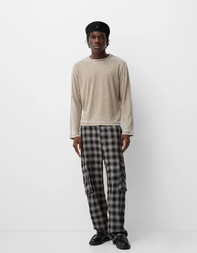 Pantaloni cargo largi Pantaloni cargo largi