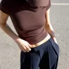Pantaloni croiți cu balloon fit