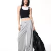 Pantaloni croiți cu balloon fit