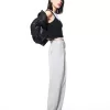 Pantaloni croiți cu balloon fit
