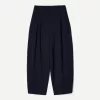 Pantaloni croiți cu balloon fit