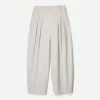 Pantaloni croiți cu balloon fit