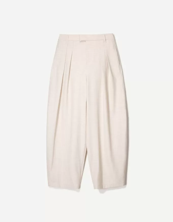 Pantaloni croiți cu balloon fit Pantaloni croiți cu balloon fit